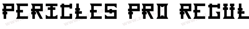 Pericles Pro Regular字体转换 Pericles Pro Regular字体转换